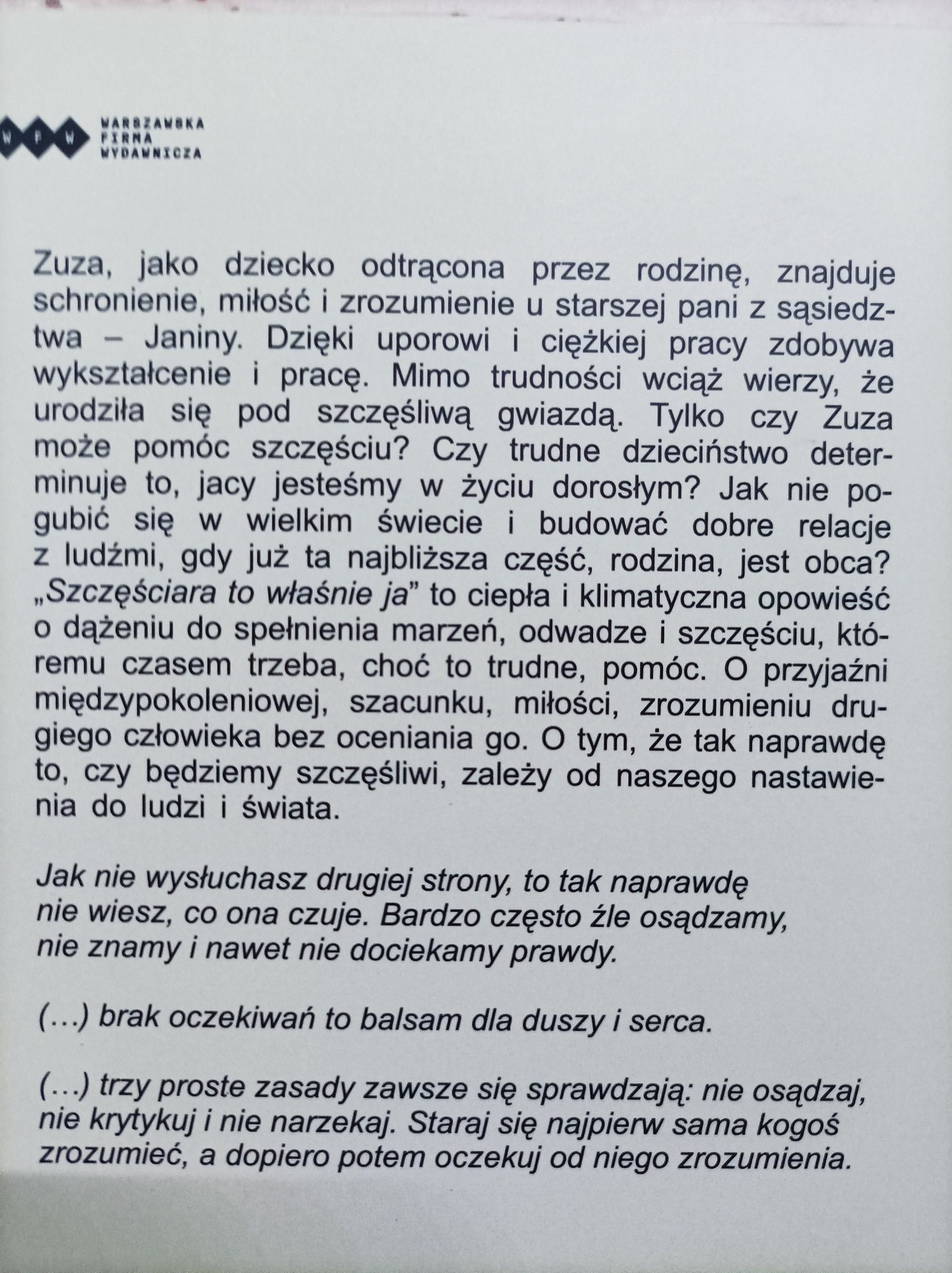 Szczęściara to właśnie ja Ewa Pieniążek