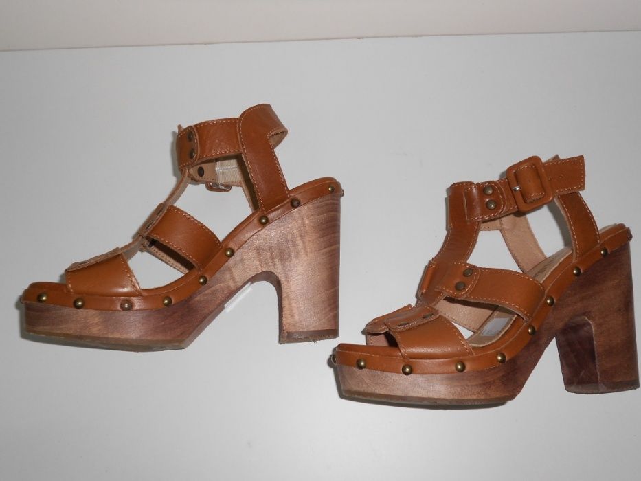 Sandálias Cubanas camel tamanho 36 - artigo novo de loja