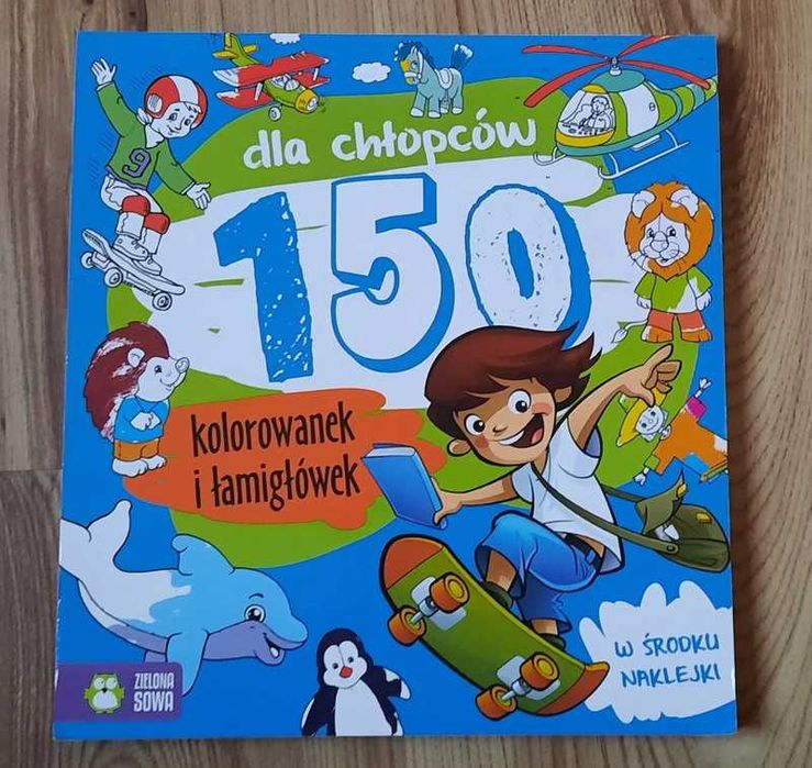 Kolorowanki i łamigłówki dla chłopców