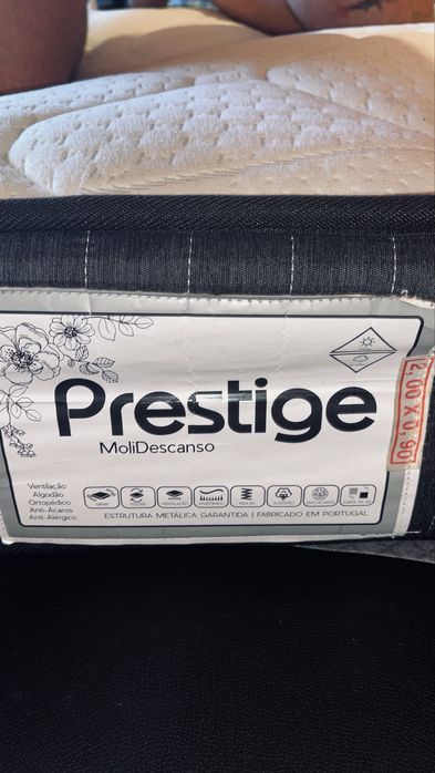 Cama c/ arrumação + colchão Prestige – 350€ Negociável