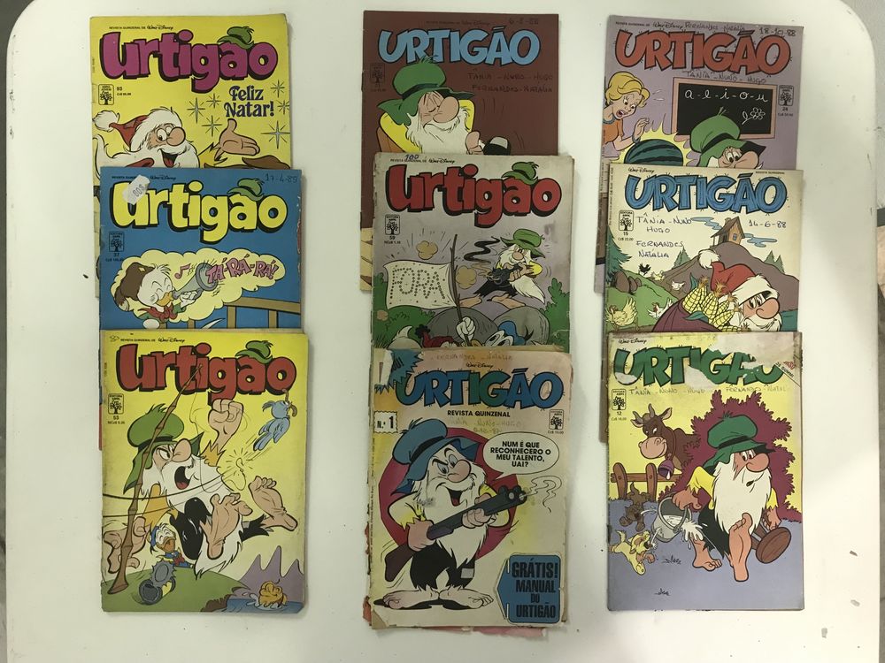 Lote livros BD Urtigão