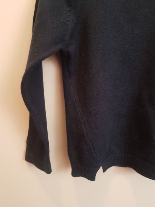 Camisola malha menina (azul e coral)