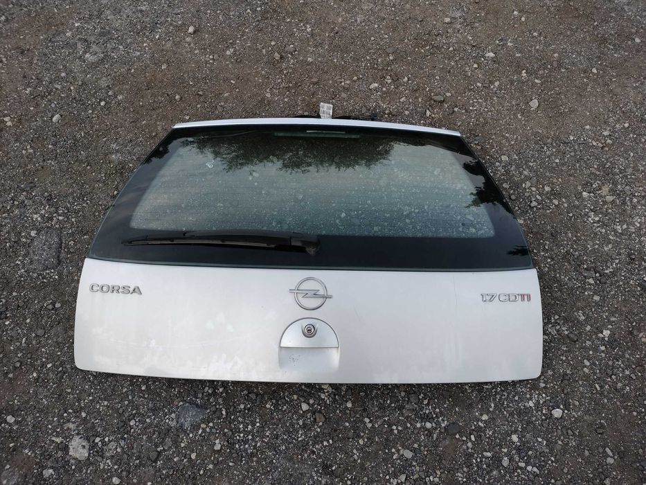 Klapa bagażnika Opel Corsa C srebrna Z157 kompletna