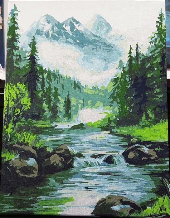 Готова картина по номерам