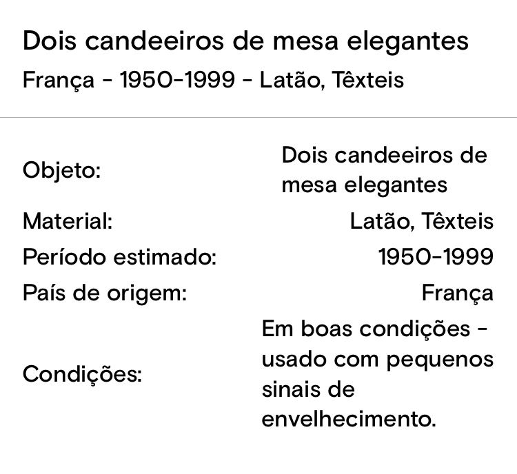 2 candeeiros de mesa antigos