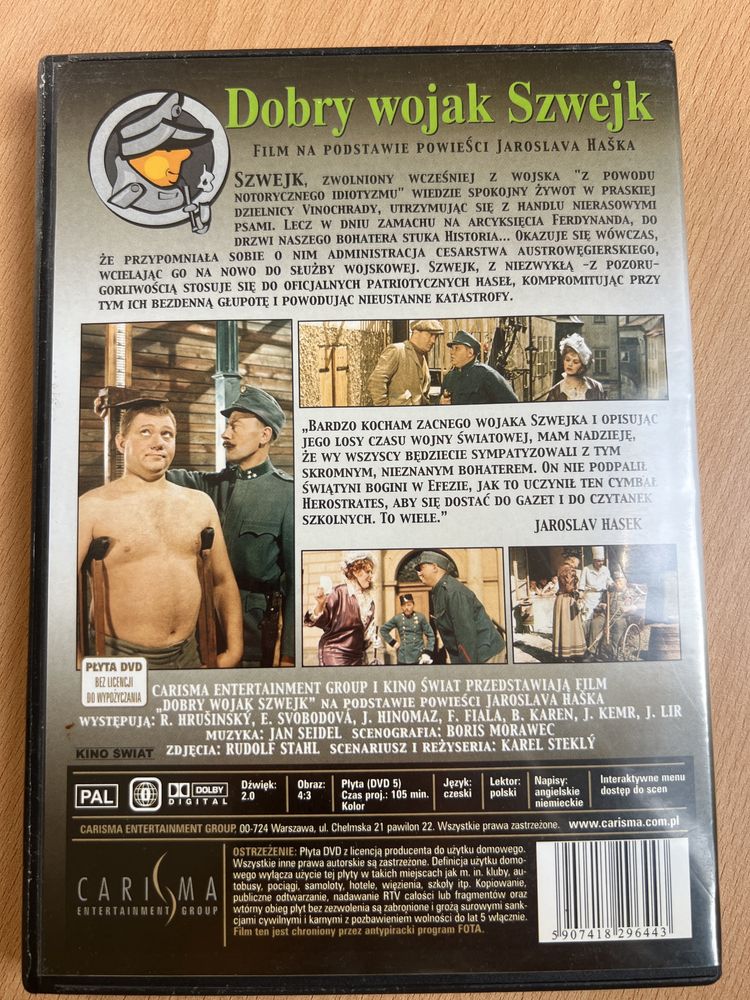 Dobry wojsk szwejk DVD