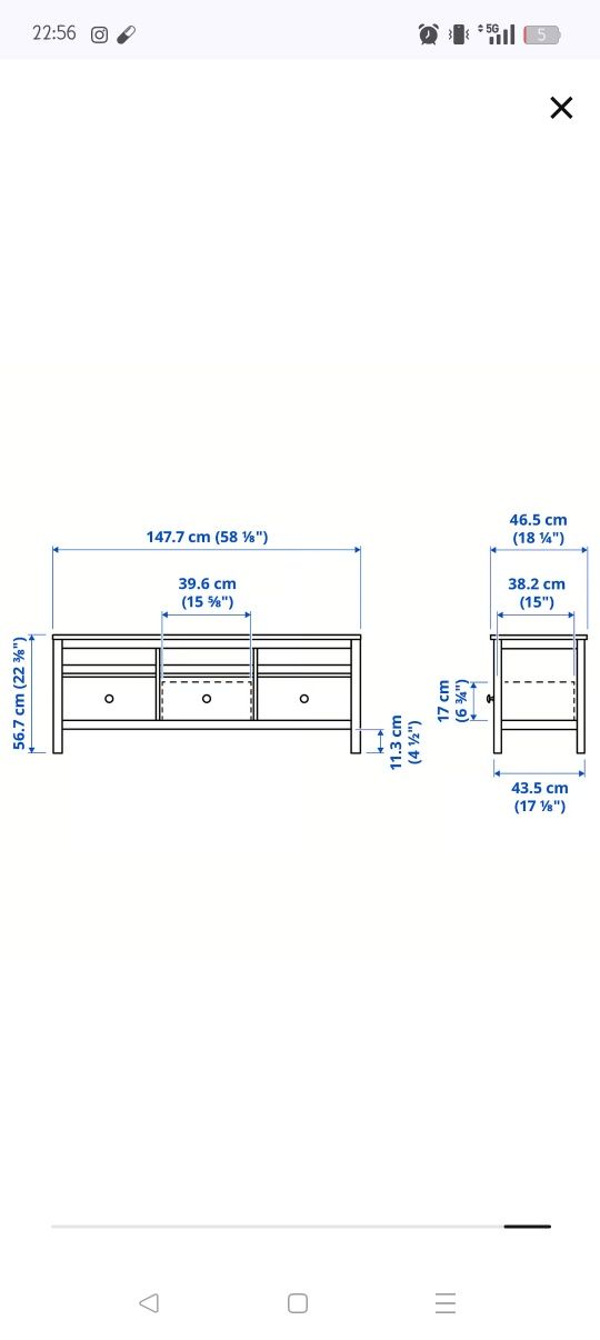 Móvel televisão tv ikea