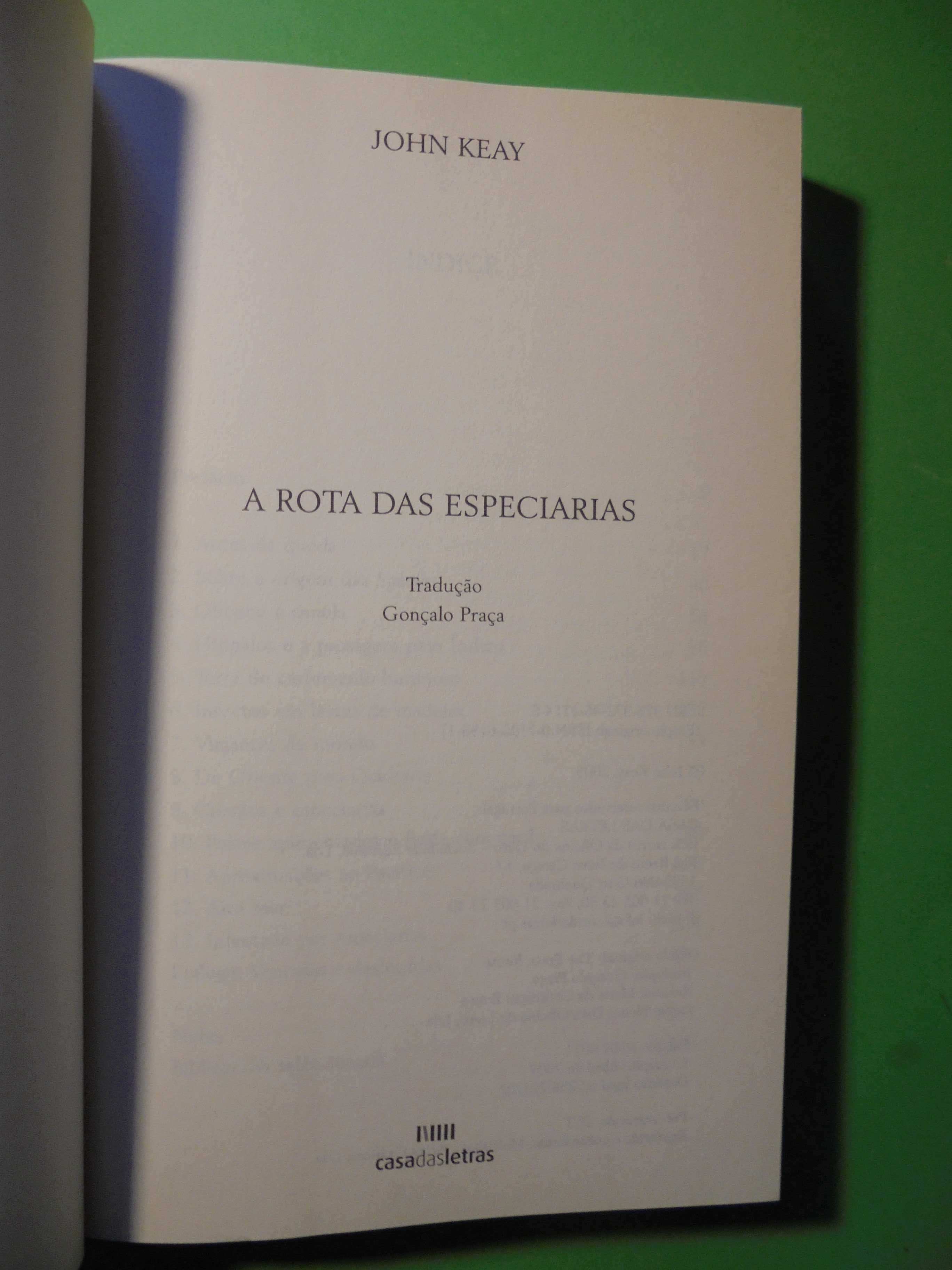 Keay (Jonh);A Rota das Especiarias