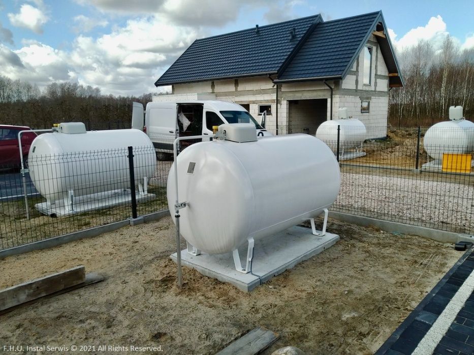 Zbiornik na gaz płynny lpg PROPAN 2700L / 3600L / 4850L / 6400L