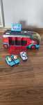 Auto Psi Patrol duży bus transportowiec Spin Master II pojazdy oraz fi
