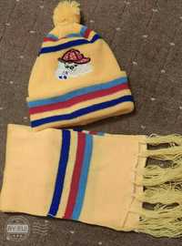 Детский набор / комплект шарфик шапочка / шарф шапка/ детская шапочка