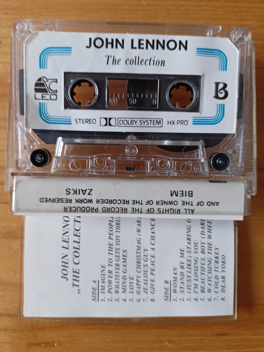 JOHN LENNON na kasecie magnetofonowej