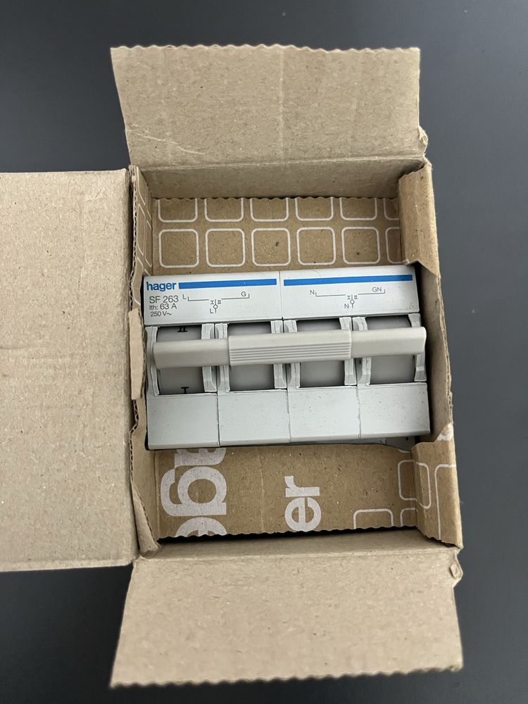 Hager sf263 2Р 63А 400V