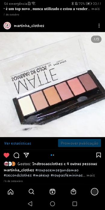 maquiagem NOVA - Avon, Sephora e Essence