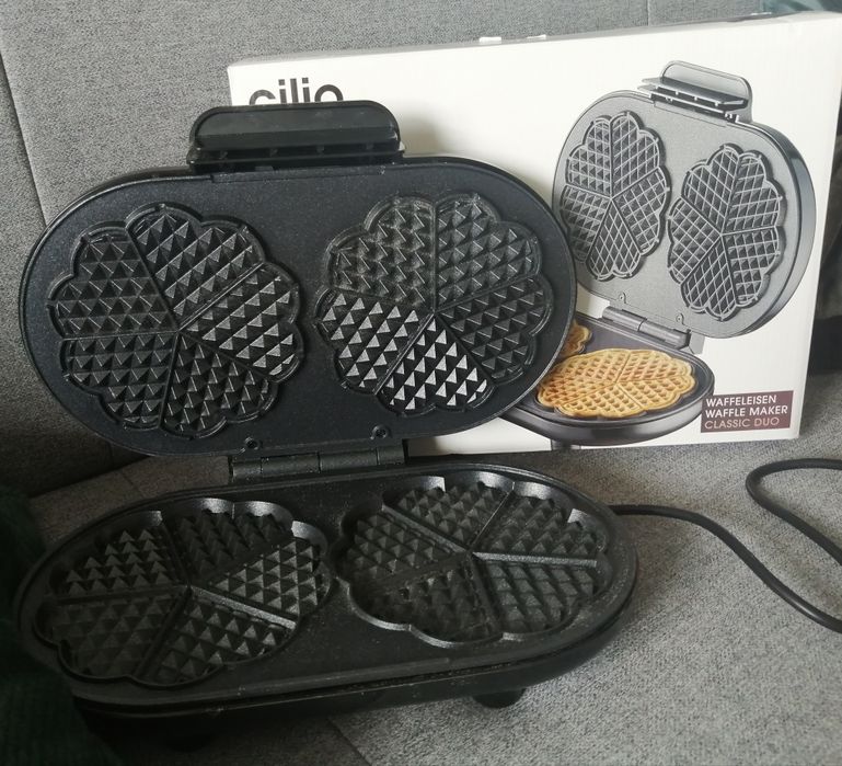 Dwa gofry na raz !!! Gofrownica Cilio Classic Duo - na Gwarancji !!!
