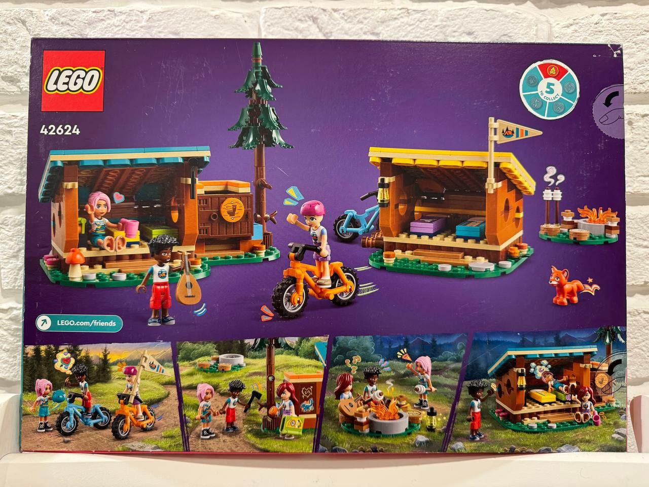 Новый конструктор Lego Friends 42624.  Затишні хатинки у таборі.