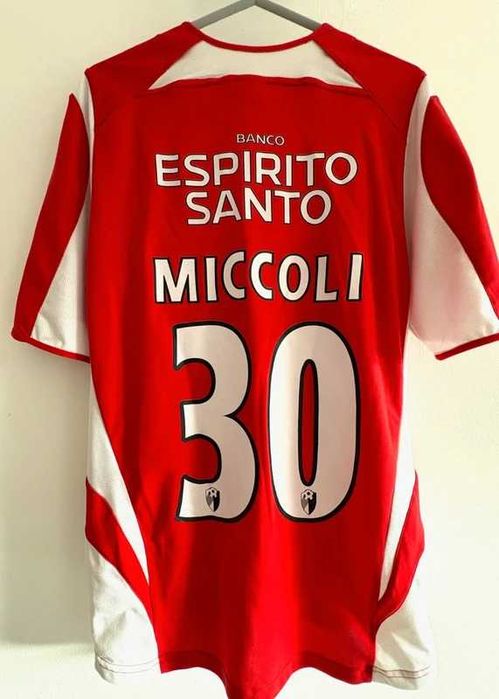 Camisola Benfica 05/06 adidas - Miccoli 30 (tamanho M)