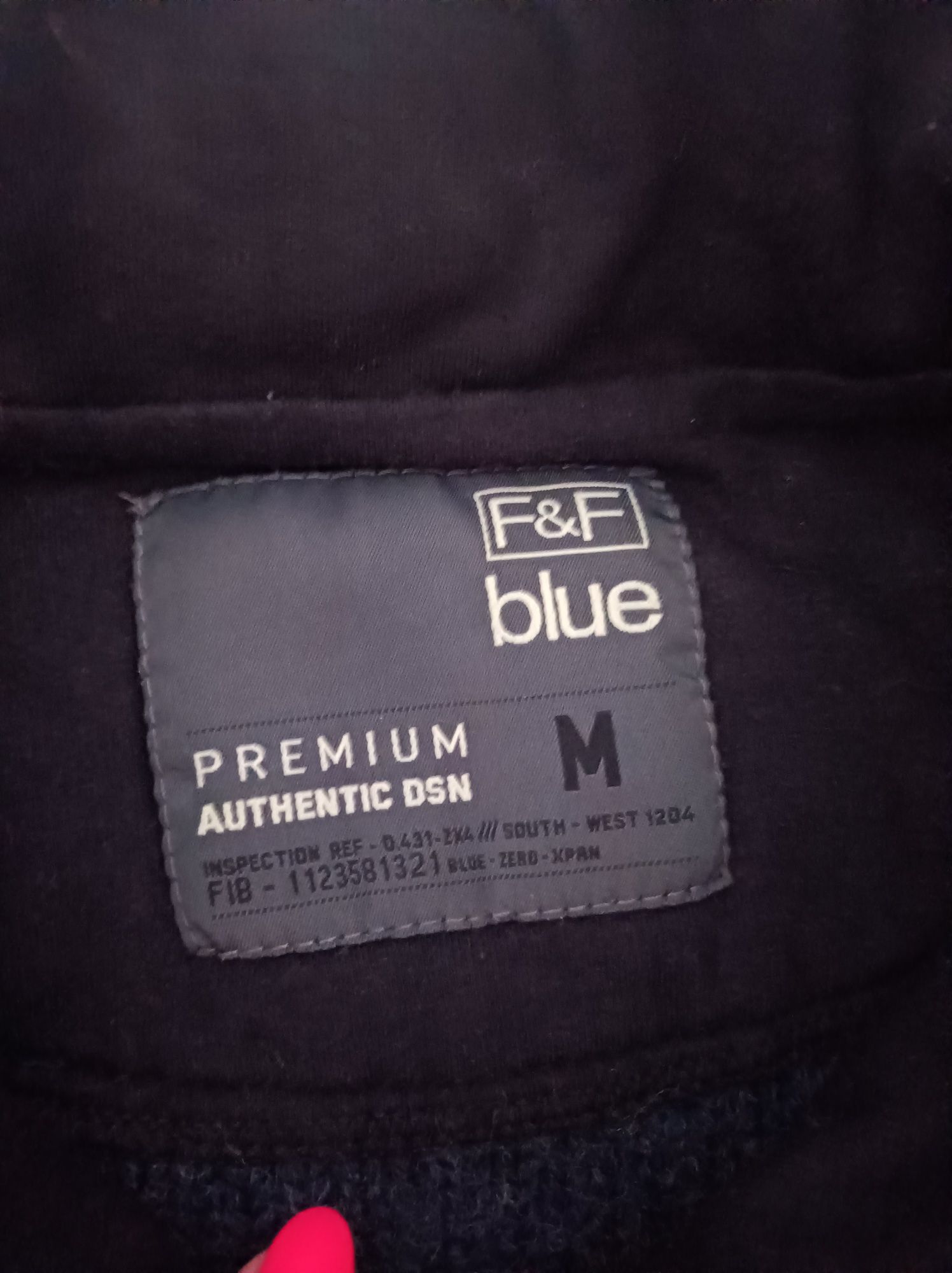 Sweter męski z podwójnym golfem F&F