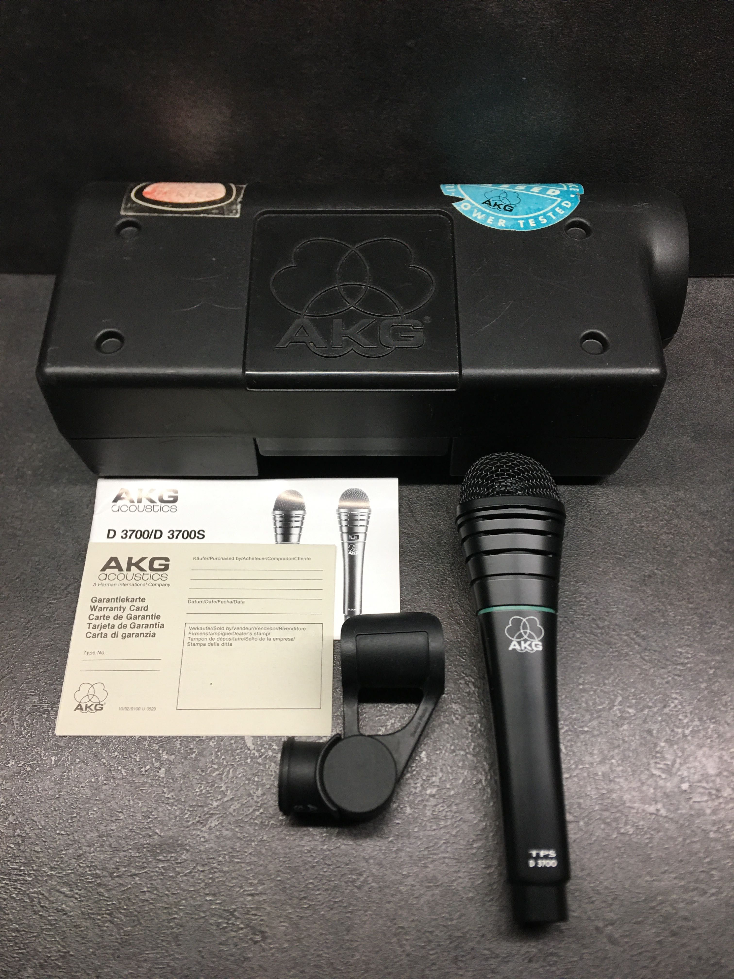 2 x Mikrofon dynamiczny AKG D3700 Made in Austria Polecam!