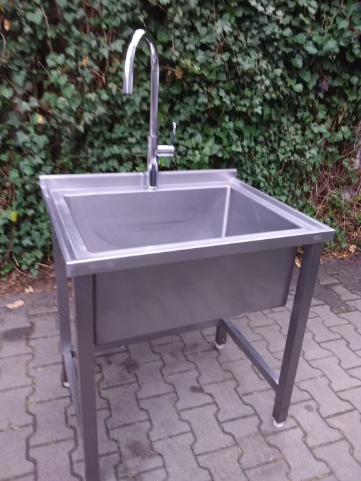 Zlew basen zlewozmywak 60x80cm gastronomiczny przemysłowy wysyłka