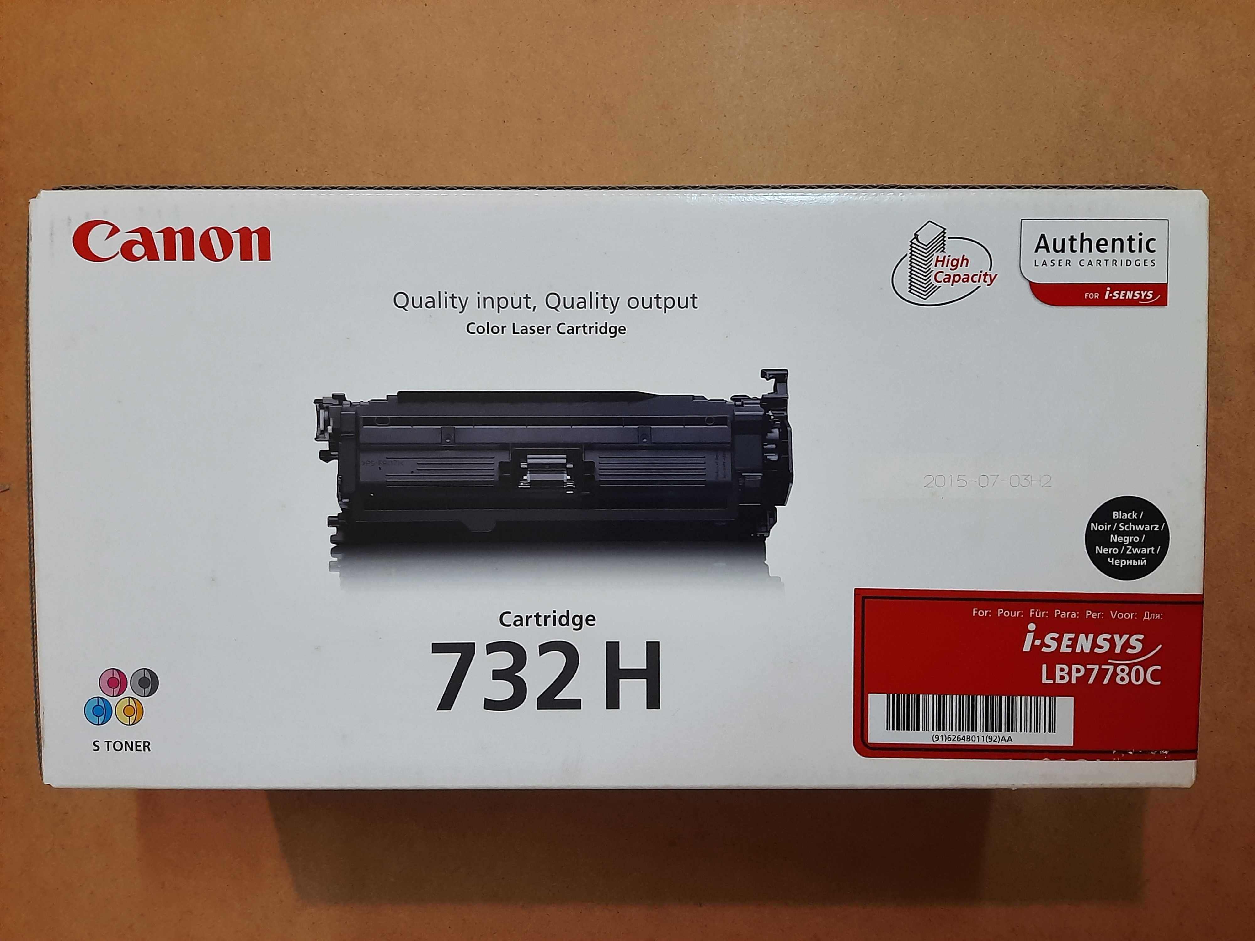 Toner kartridż Canon 732 CMYK do LBP7780Cx -oryginalne fabrycznie nowe