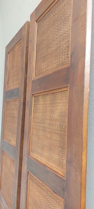 Drzwi drewniane przesuwne 70x258x3.8 kpl.