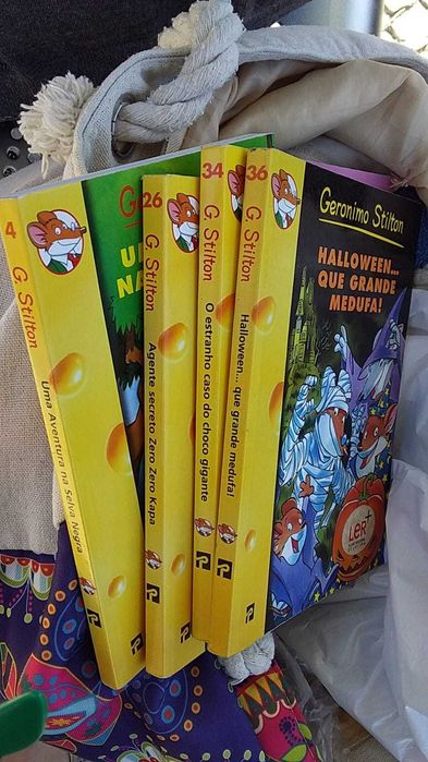 Livros Gerónimo Stilton para crianças como novo