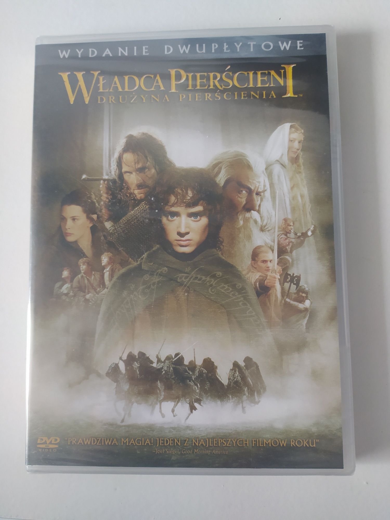 Władca pierścieni,drużyna pierścienia,2 płyty DVD