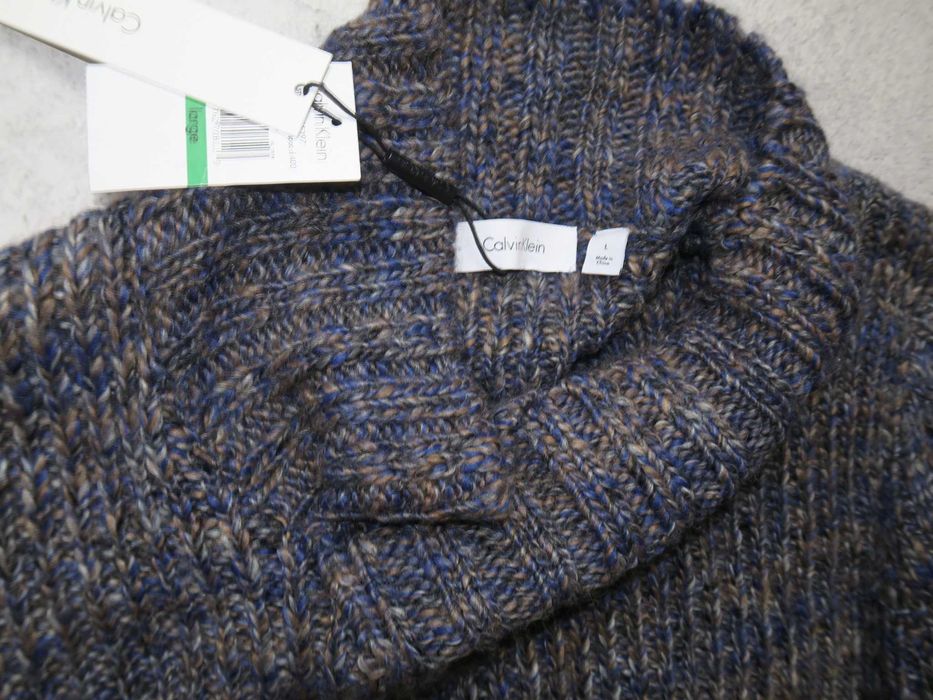 Calvin Klein sweter z wełna damski oversize L