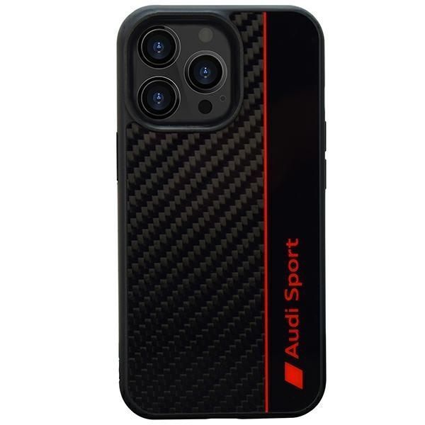 Etui na telefon iPhone 13 Pro Max 6.7" - Audi Carbon Fiber Stripe