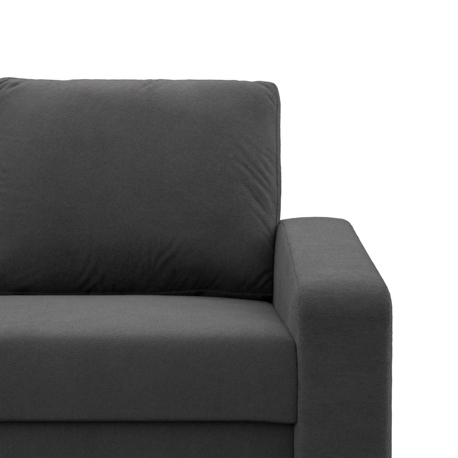 Narożnik z Funkcją Spania Rozkładany Wygodny do Salonu 2 Pojemniki Neo
