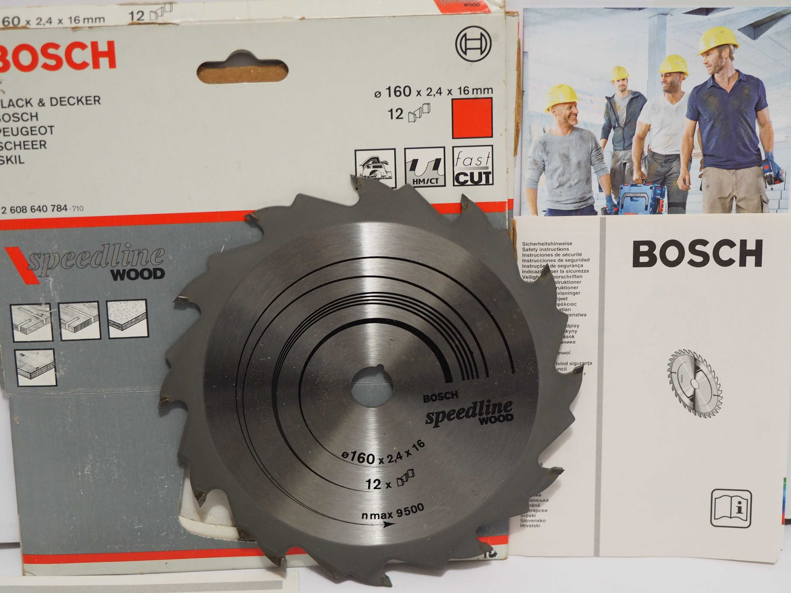 BOSCH tarcza pila 160x2,4x16mm 12 Z do pilarki