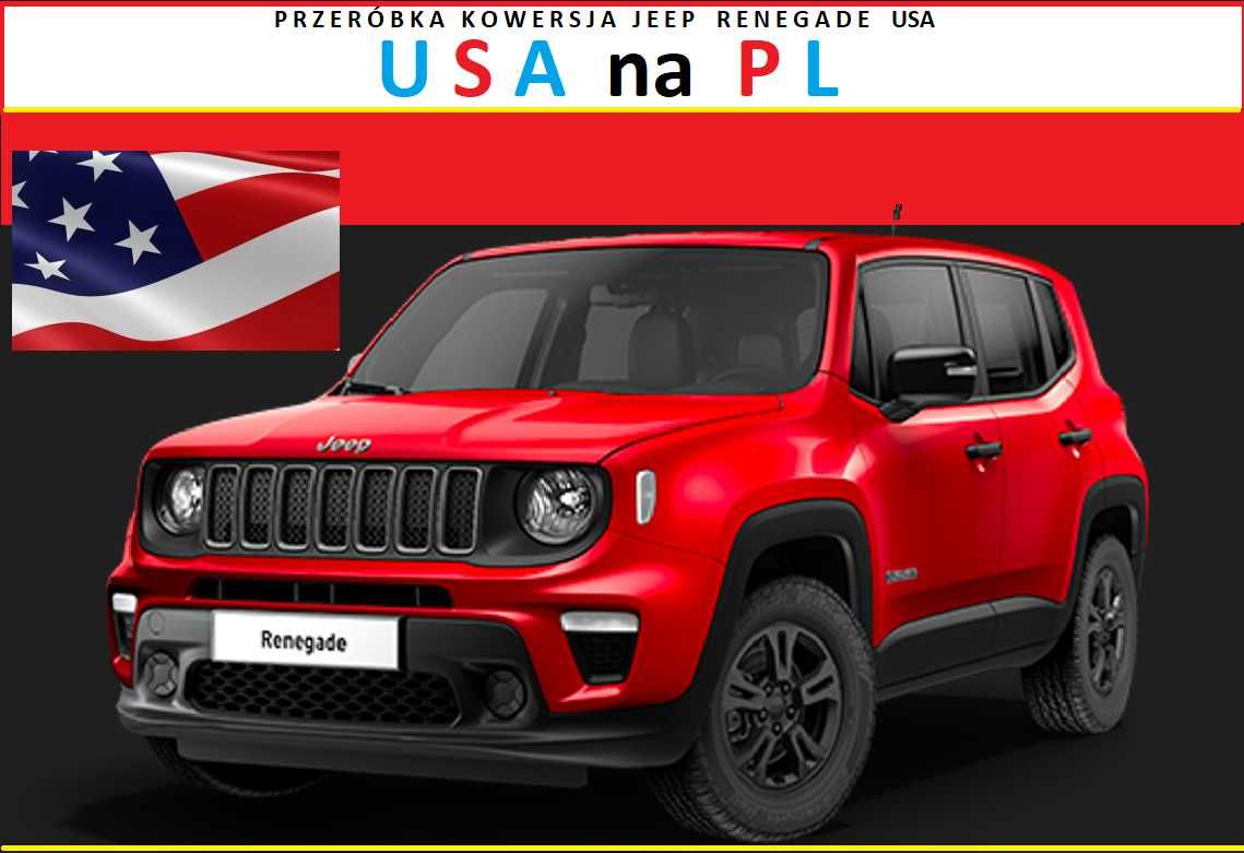 Jeep Renegade Bu Bv  USA Konwersja kodowanie język polski dojazd