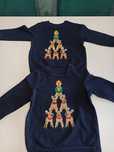 Sweterki unisex 110/116 2szt