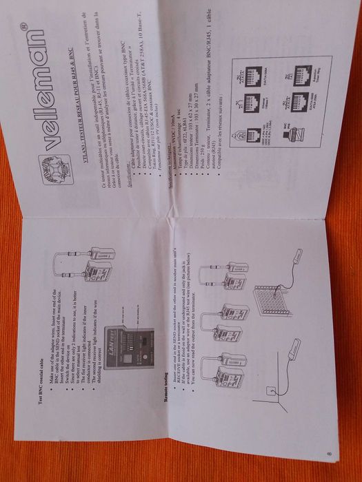 Lan Tester / Testador Cabos de Rede e Cabo Coaxial