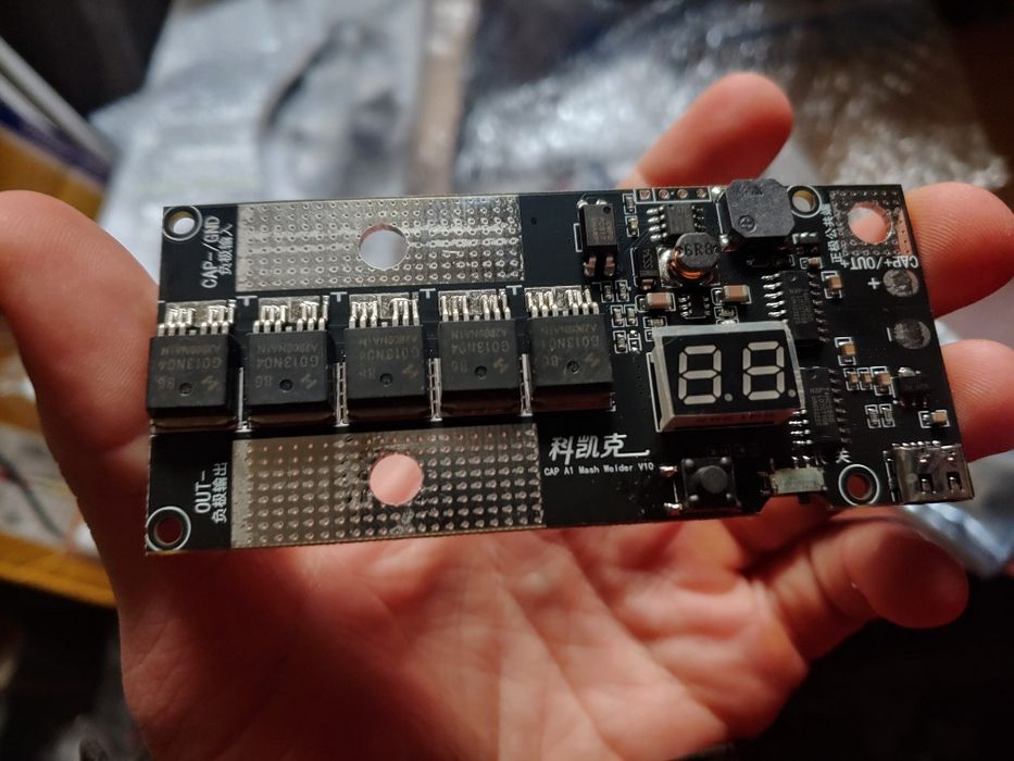 Точкова зварка на іоністерах Кекк супер конденсаторах