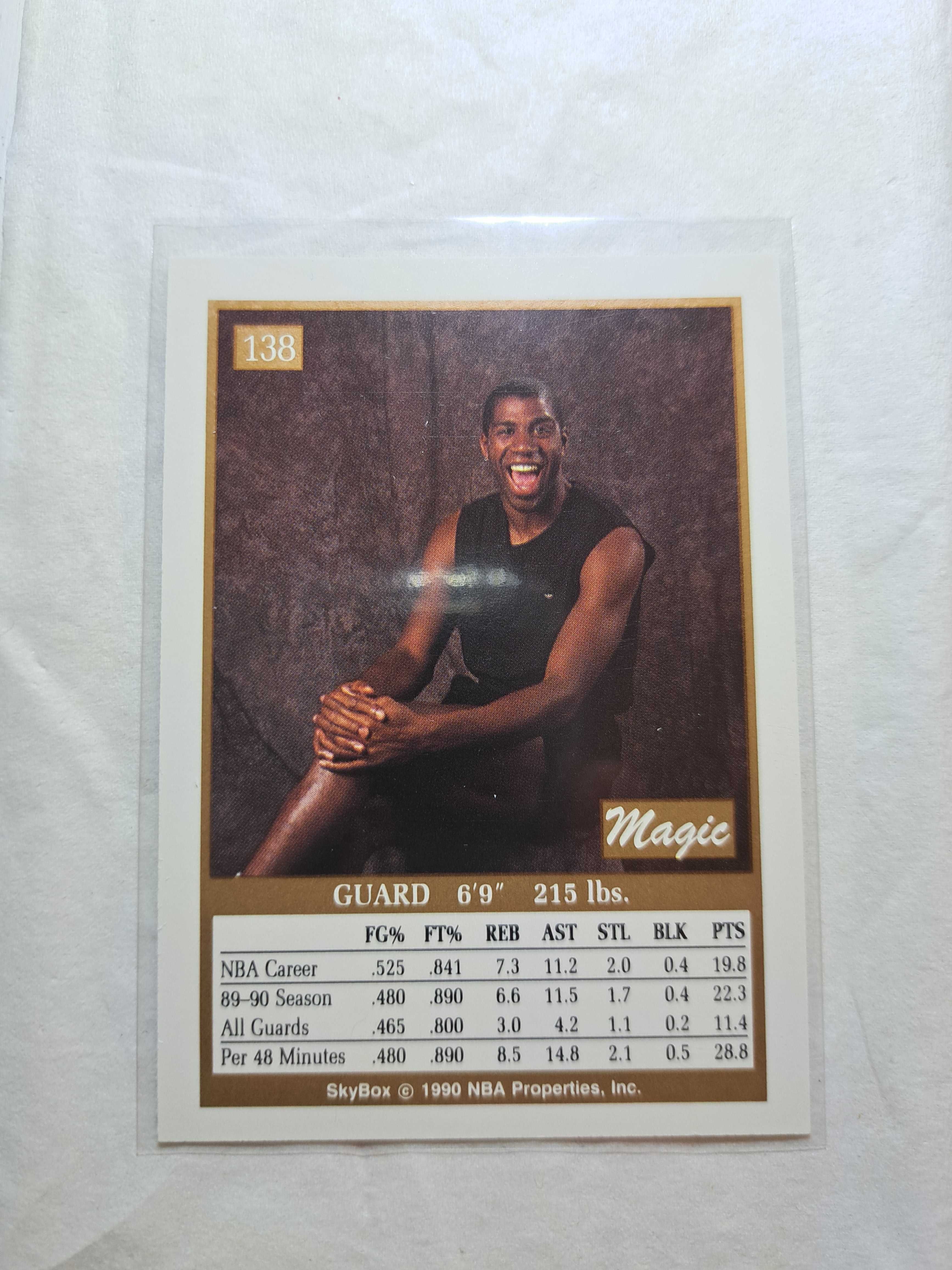 1990 Skybox Magic Johnson #138 NM NBA