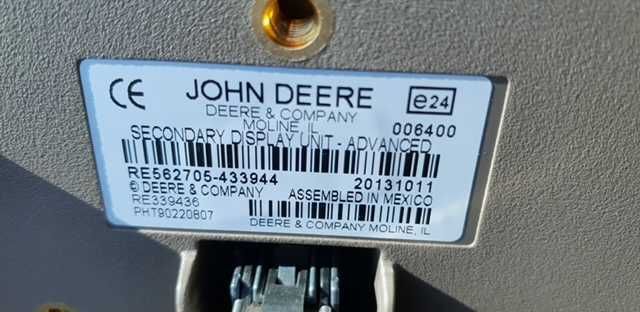 Monitor wyświetlacz GPS John Deere RE 5 6 2 7 0 5  4 3 3 9 4 4