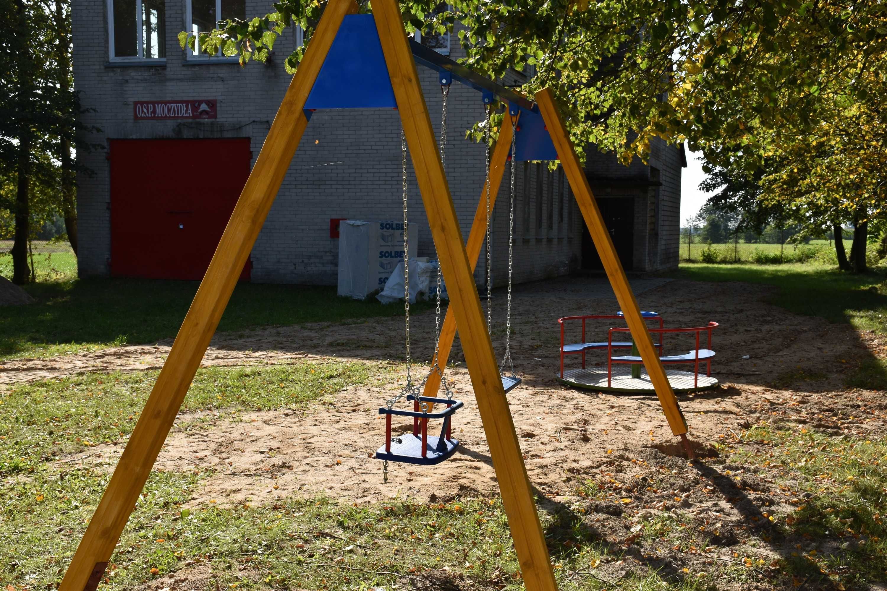 Huśtawka na plac zabaw z certyfikatem 2 osobowa