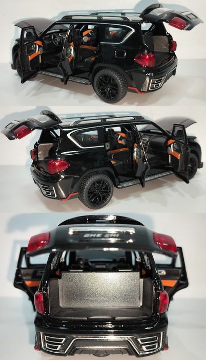 NISSAN PATROL модель 1:24 ТМ АвтоЕксперт Металл, звук, свет.