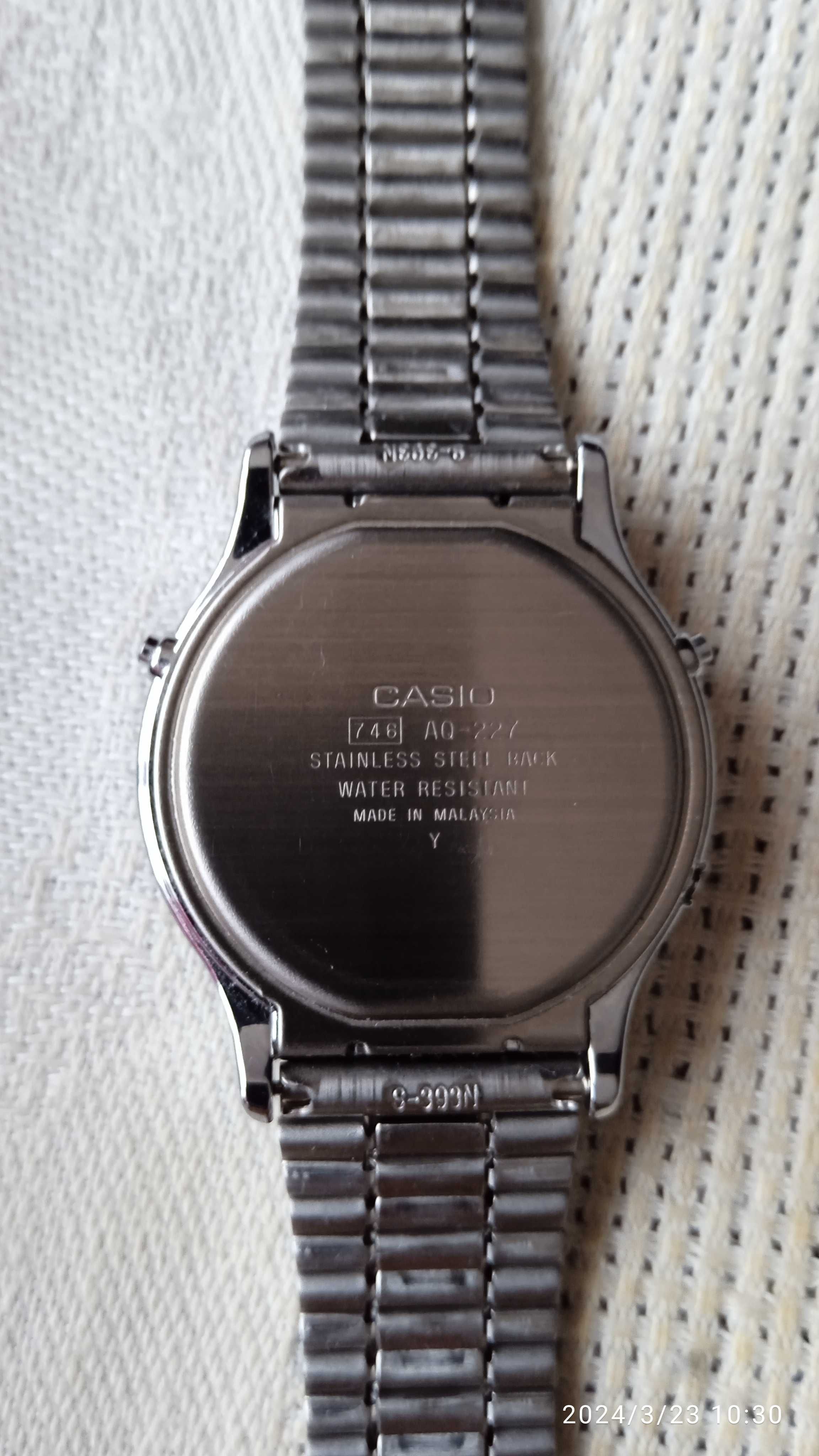 Годинник CASIO Alarm Chronograph 746 AQ-227 Water Resistant