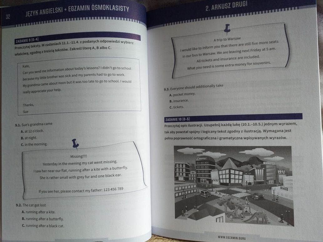 Książka Język angielski Ósmoklasisty