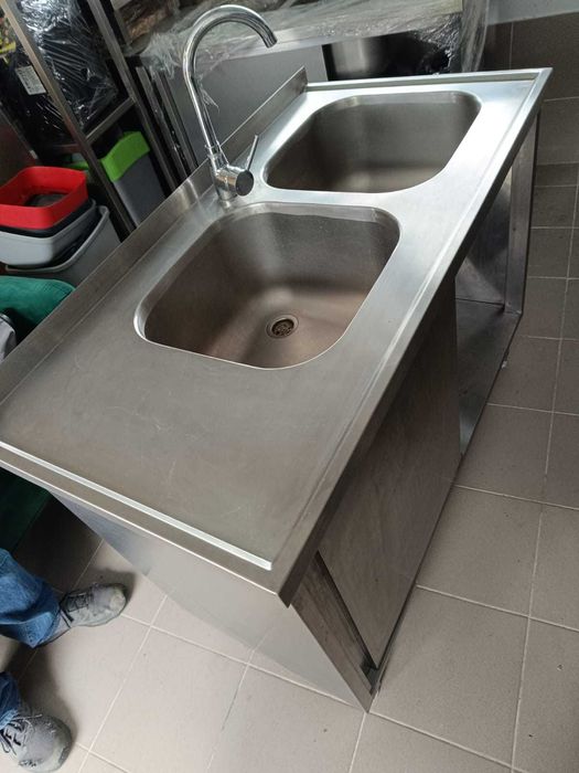 Stół ze zlewem 120x60