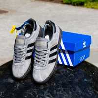 Кросівки кеди Adidas Munchen сірі (41-46) арт. 1384