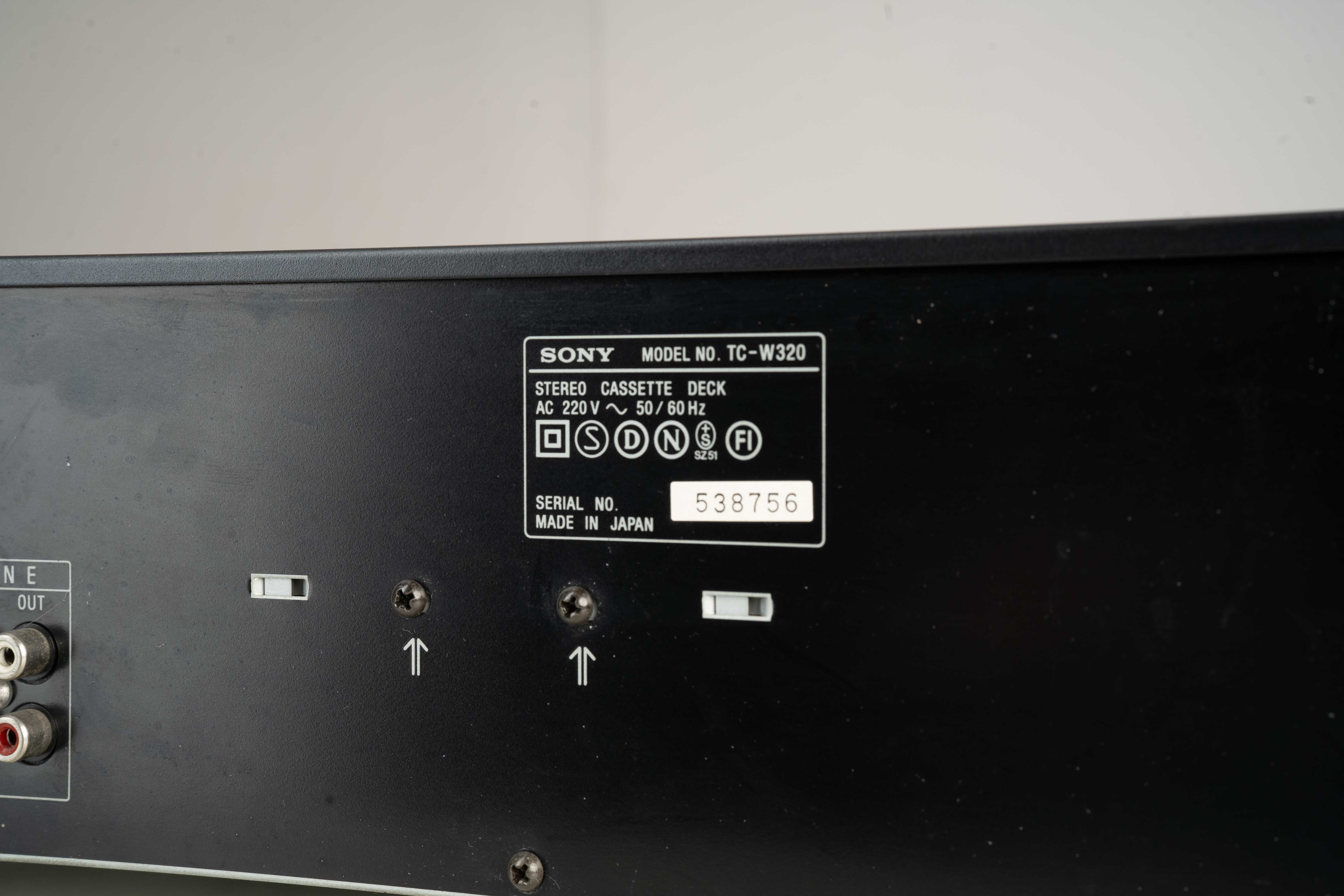 Gravador de Cassetes Sony TC-W320