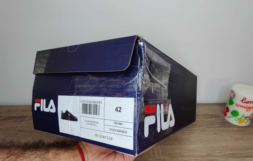 Sapatilhas Fila Clash Homem Preto (42)
