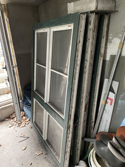 Okna plastikowe podwójne internorm 4 szt rozwiercony uchylne