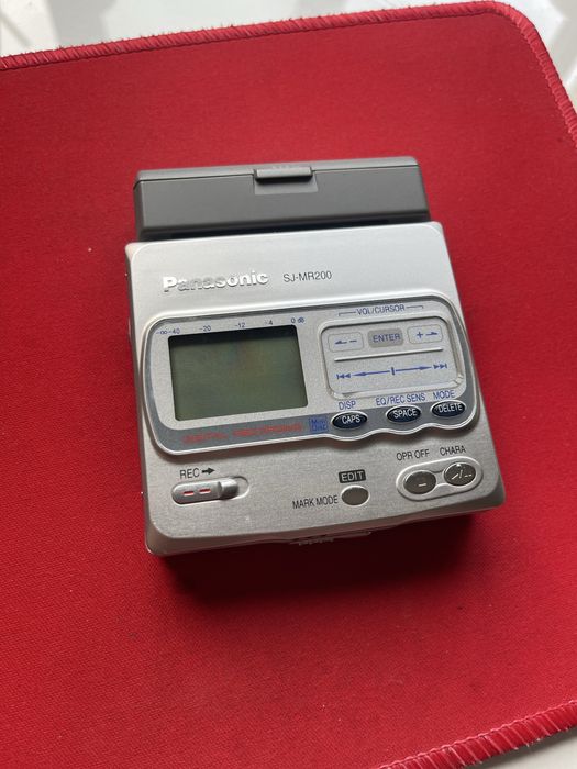 Leitor minidisc panasonic