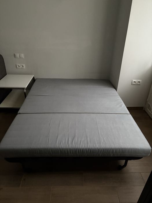 Sofa rozkładana z materacem