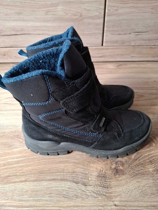 buty kozaki śniegowce chłopięce czarne goretex Primigi rozm.35